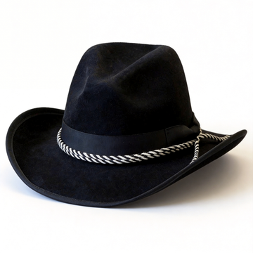 Black Cowboy Hat – Custom Knot