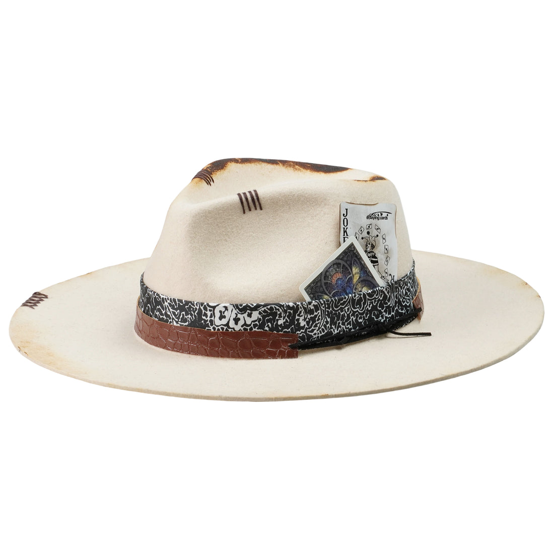 Refined Felt Hat – Minimal Shape, Eclectic Details