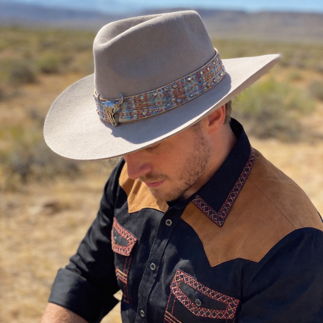 Light-Tone Cowboy – Teardrop Crown