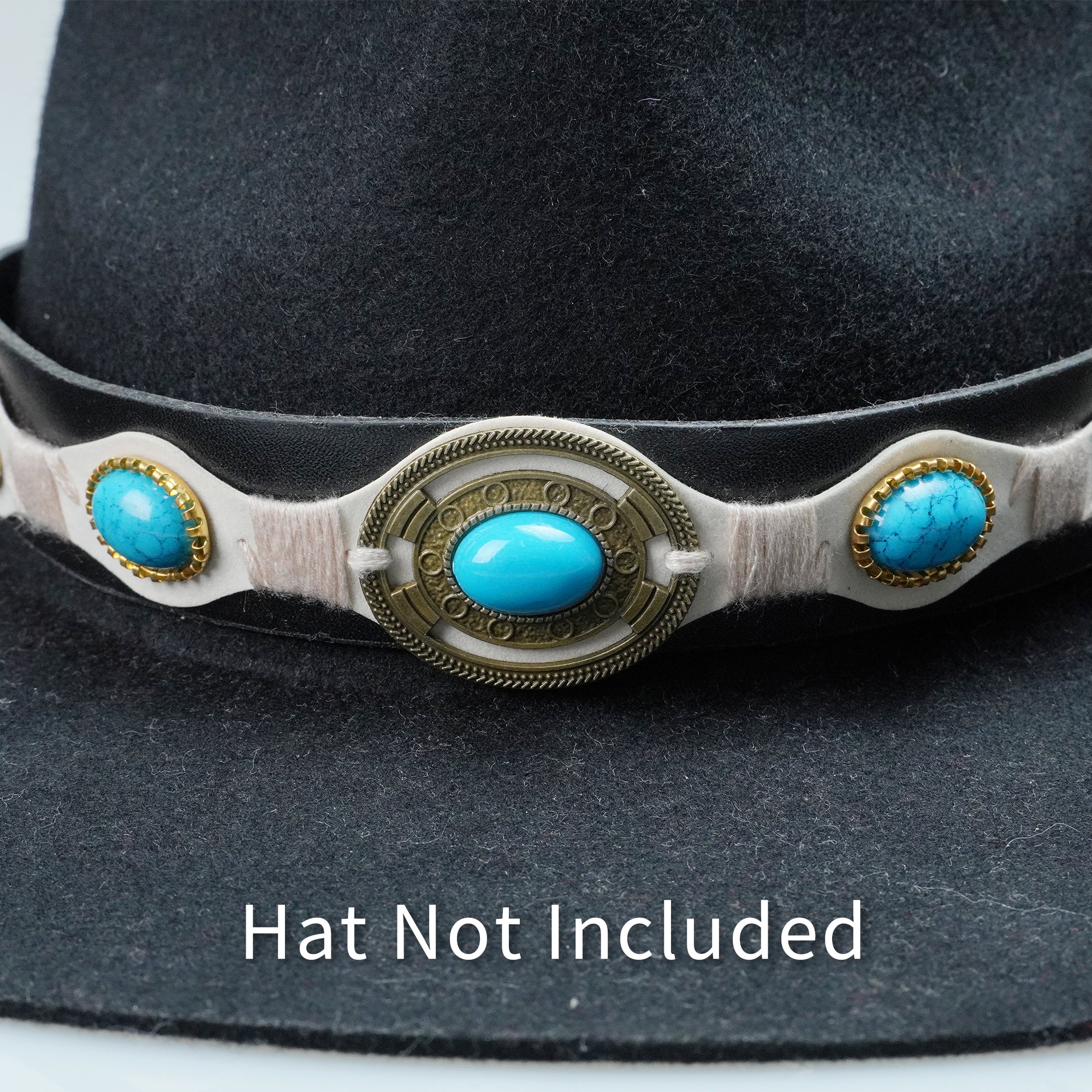 BOHO LEATHER HAT BAND