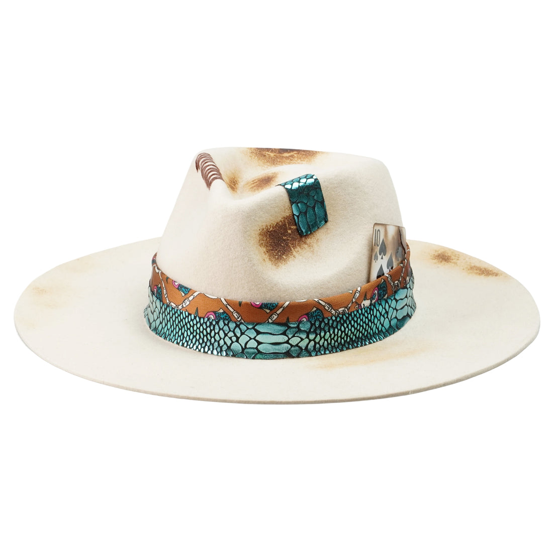 Contemporary Felt Hat – Sculpted Crown, Textured Trim