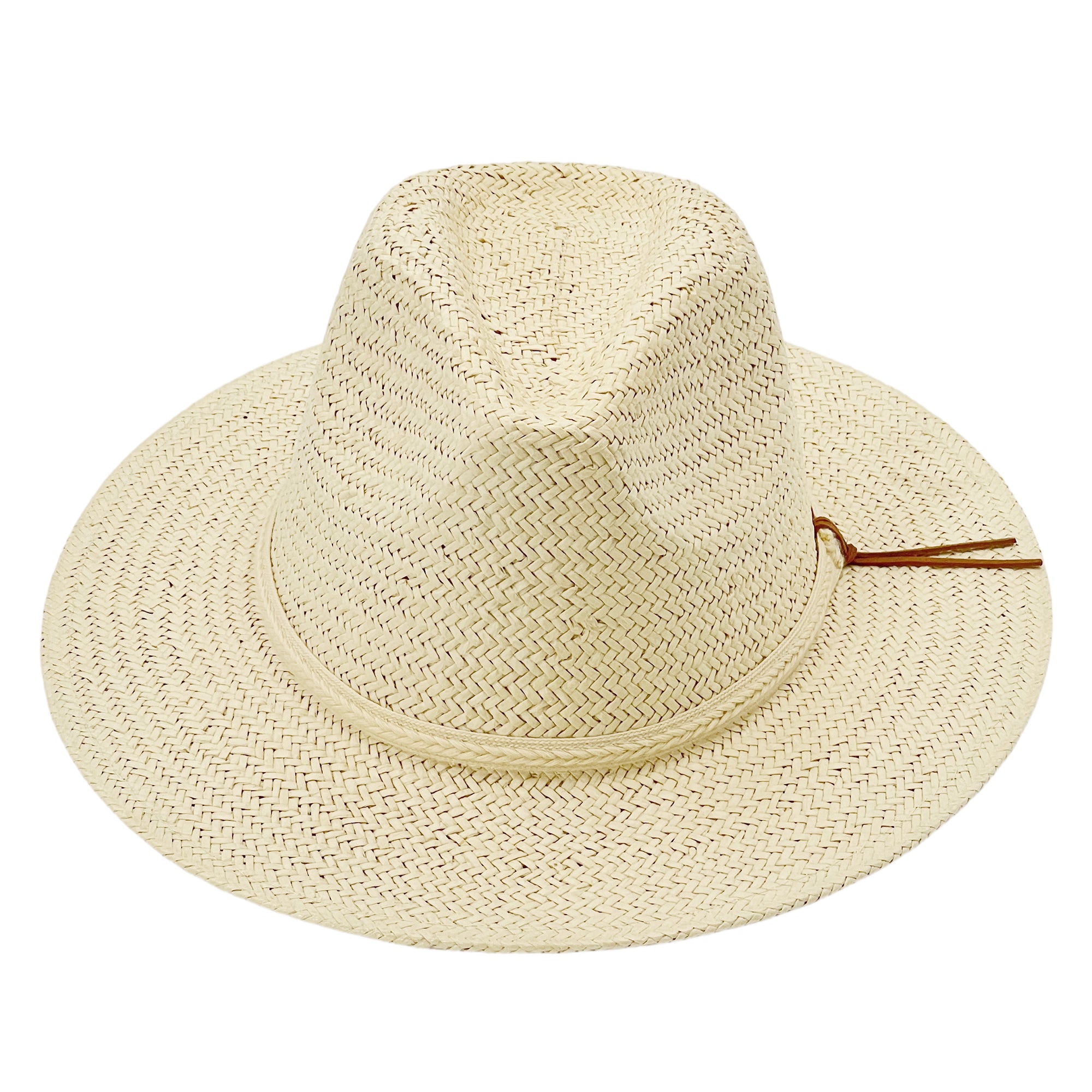 Panama Hat – Beige, Minimalist Band