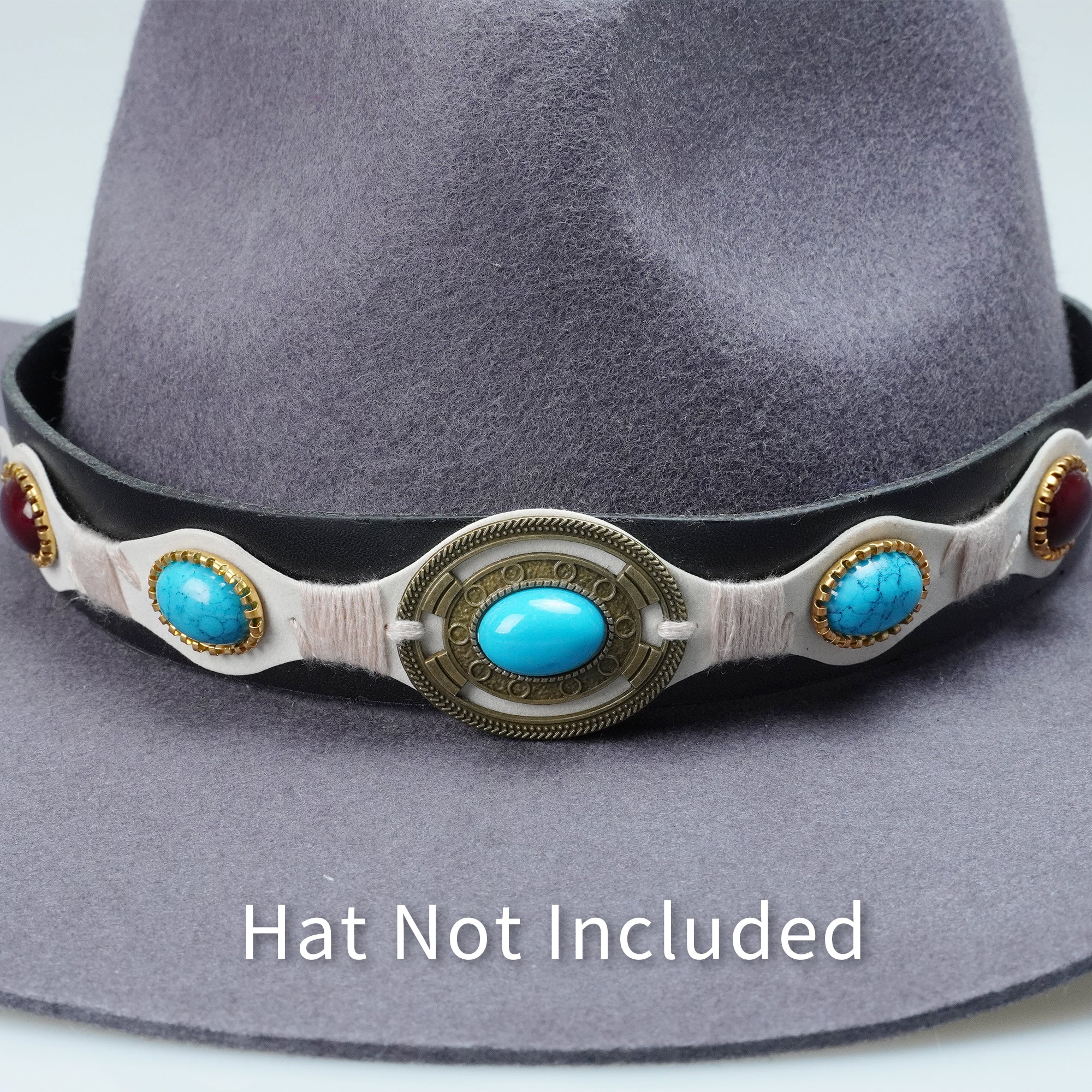 BOHO LEATHER HAT BAND