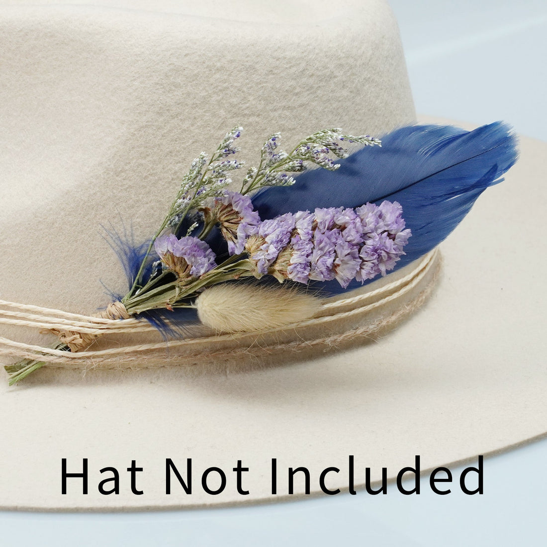 Azure | Dried Flower Hat Band