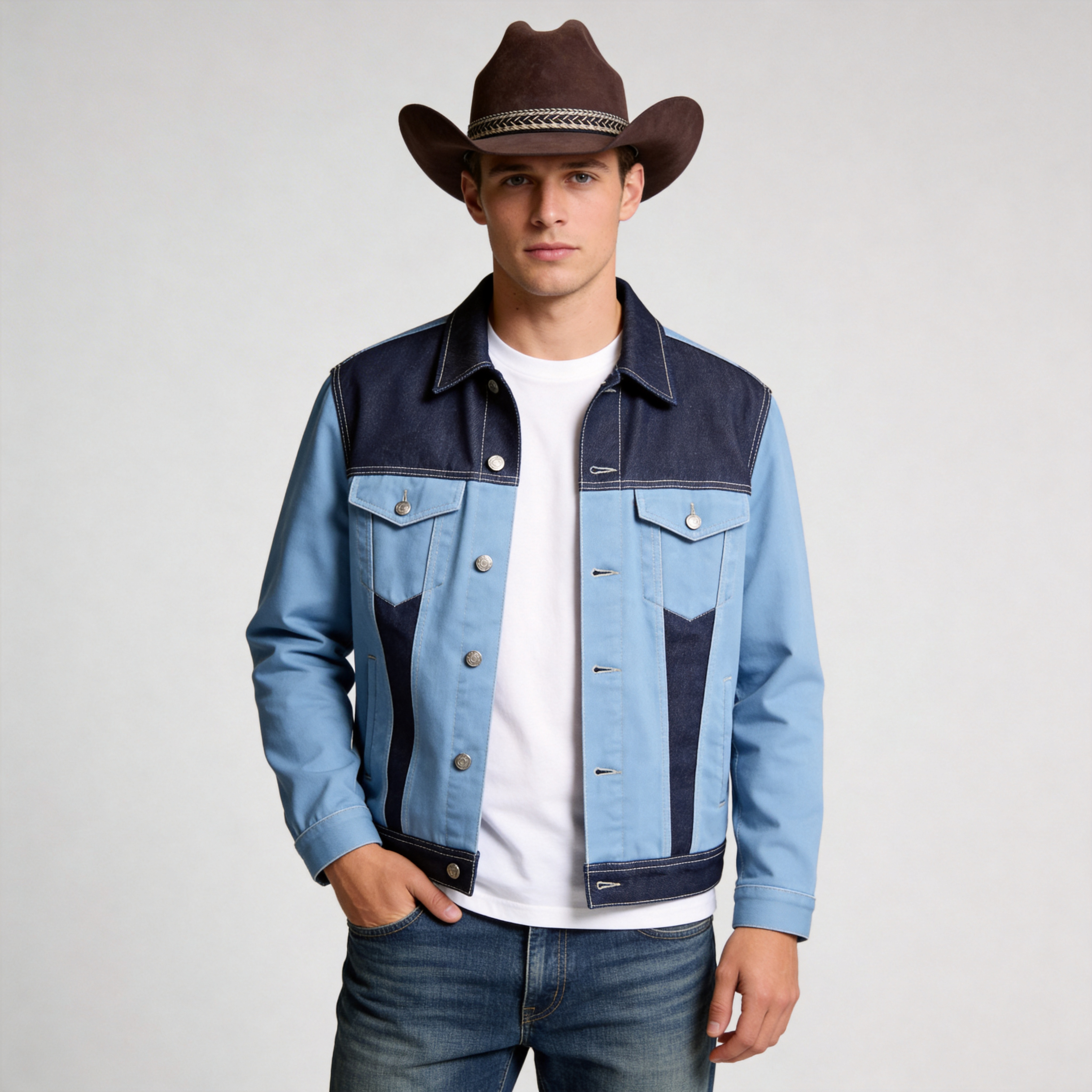 Chestnut Cowboy Hat – Custom Woven Band