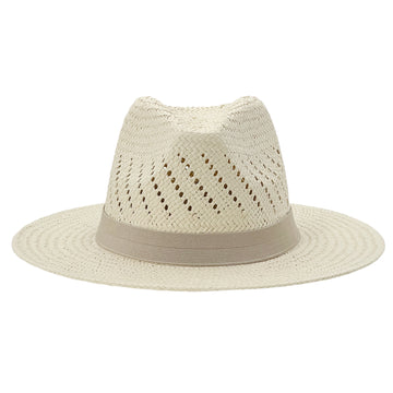 Classic Straw Hat – Neutral Beige Tone