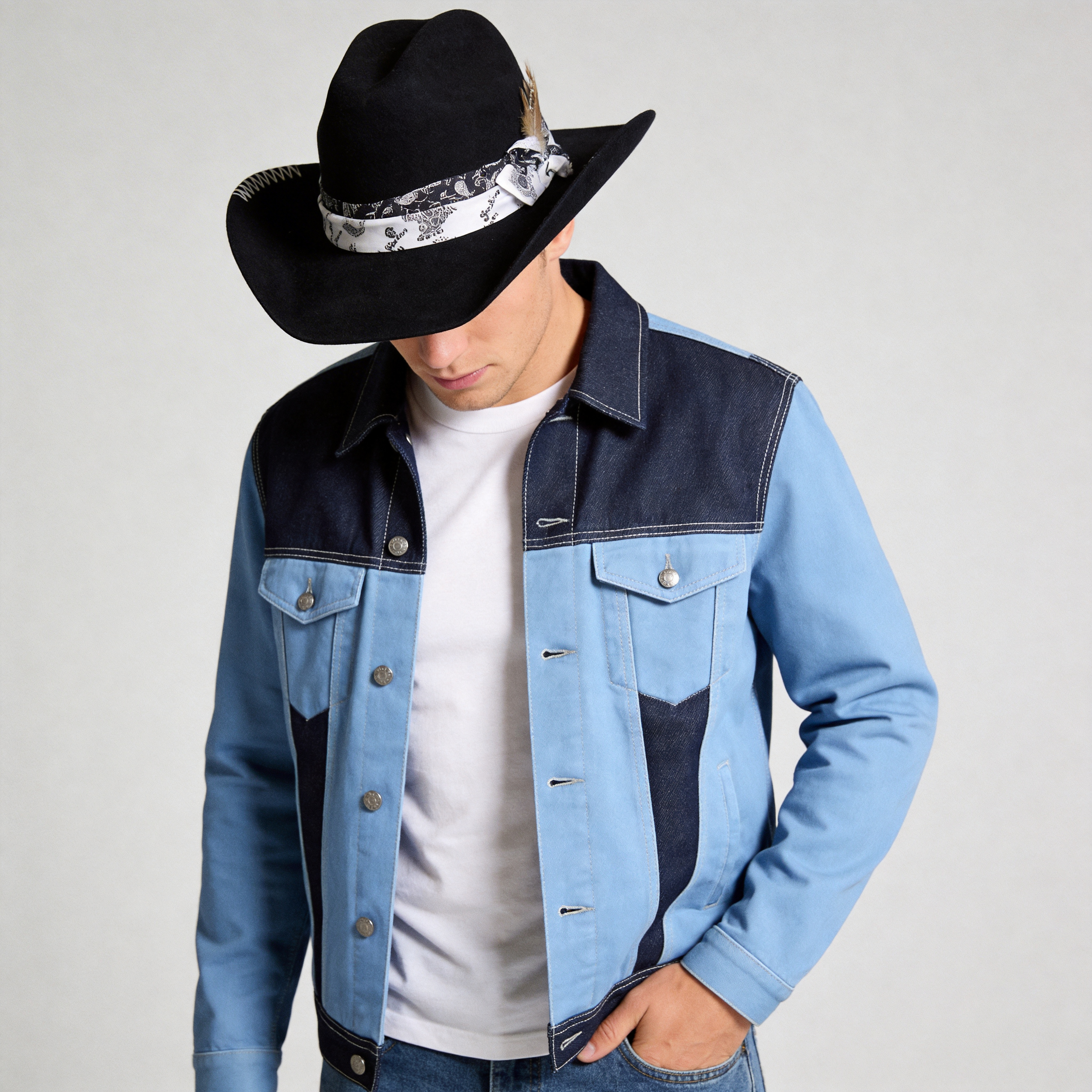 Premium Felt Cowboy – Custom Print Accent