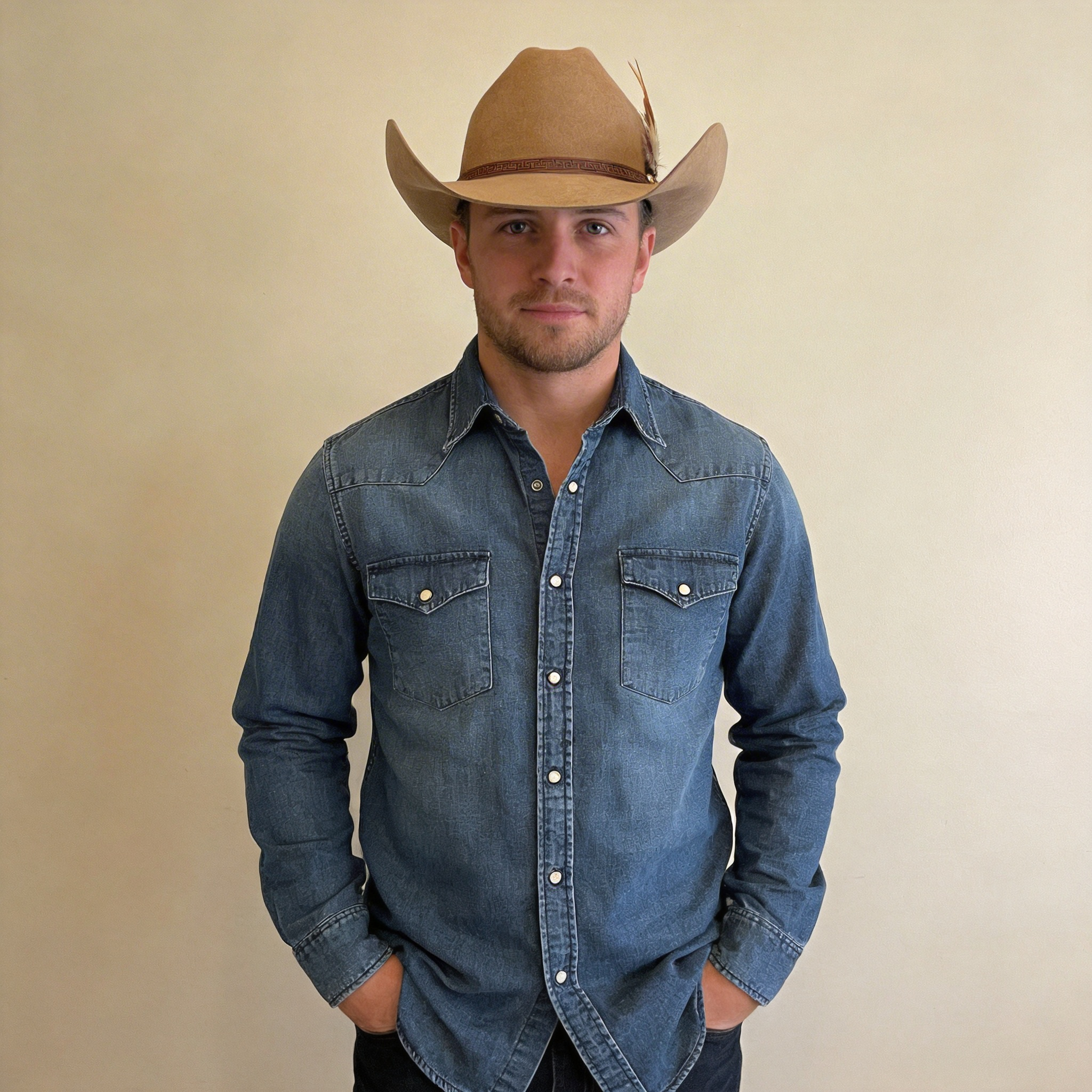 Modern Ochre Hat – Narrow Band Accent