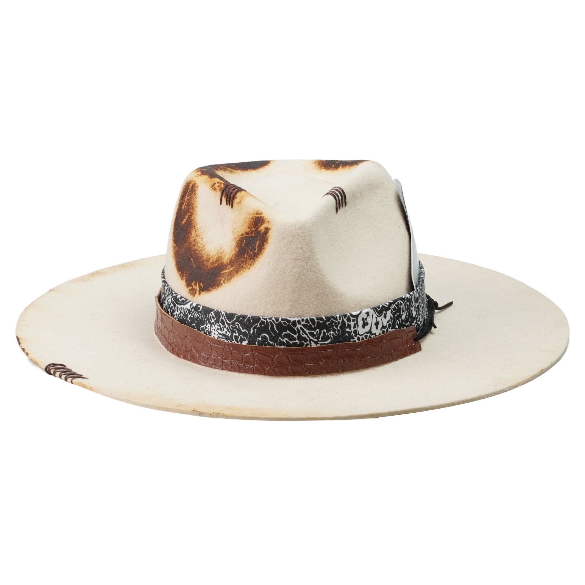 Refined Felt Hat – Minimal Shape, Eclectic Details