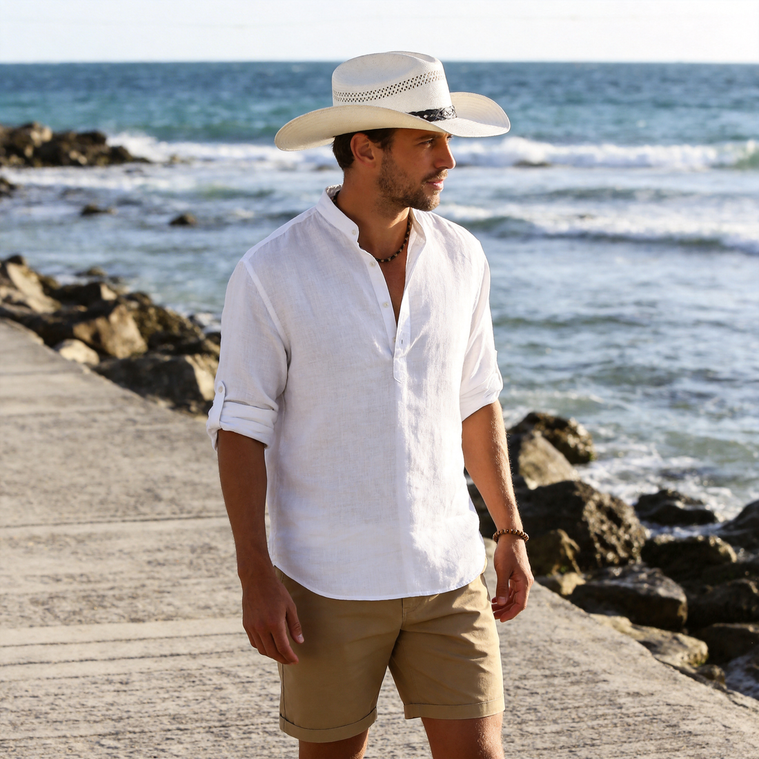 Mist Leather – Wide Trace