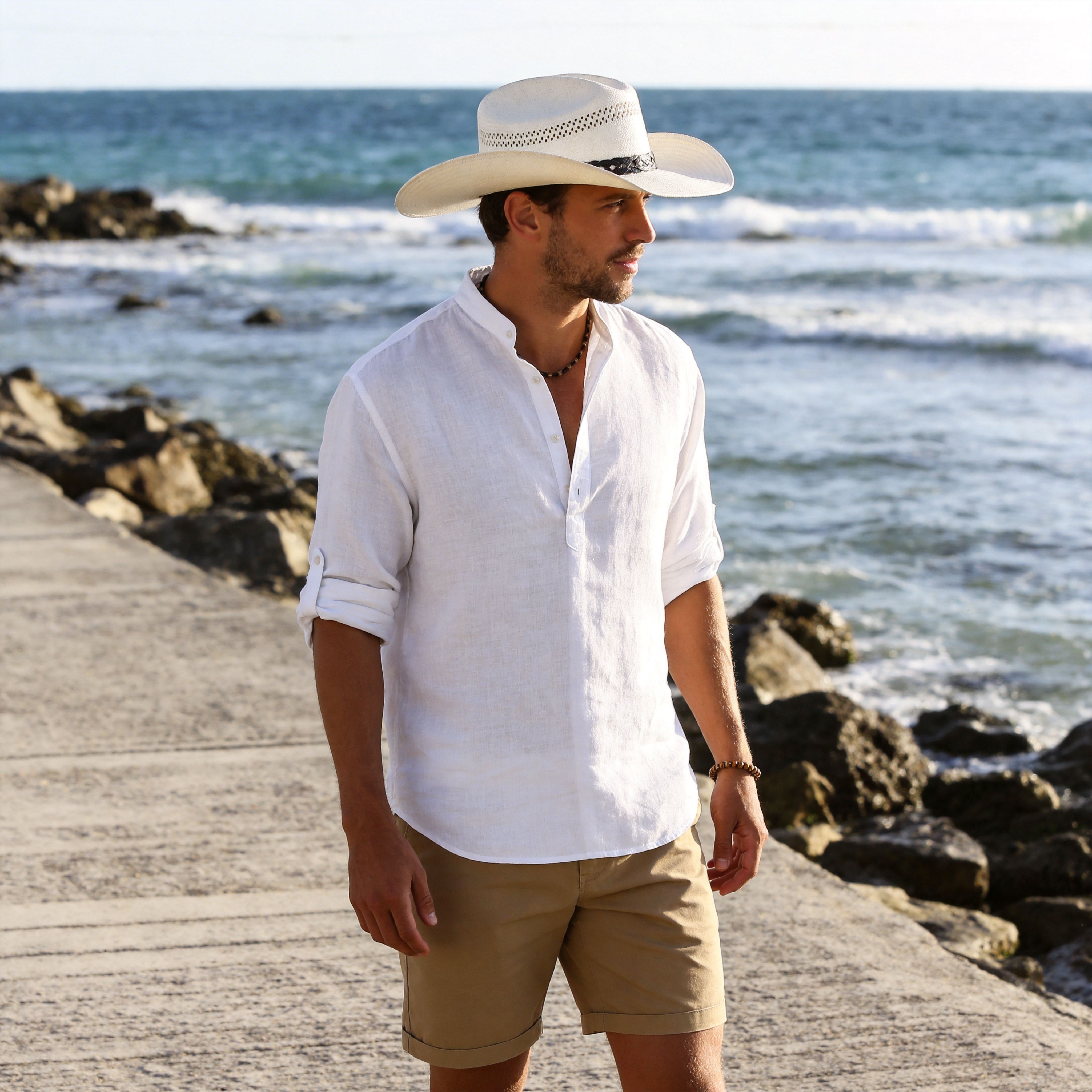 Mist Leather – Wide Trace