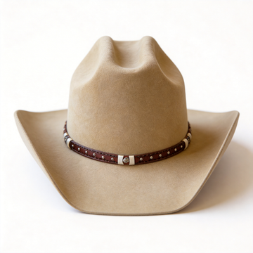 Ochre Cowboy – Patterned Leather Band