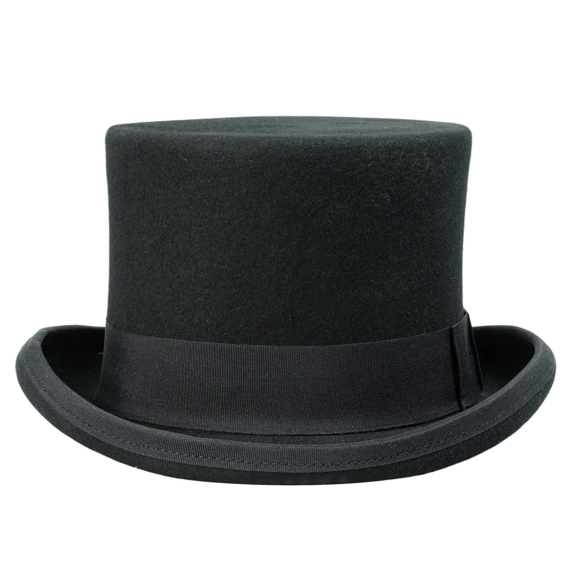 Elegant High-Crown Hat – Subtle Bow Accent