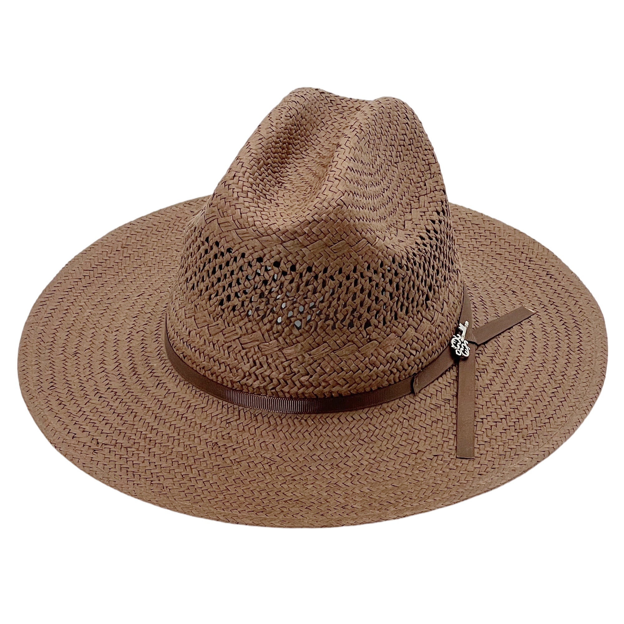 Straw Hat – Brown, Minimalist Band