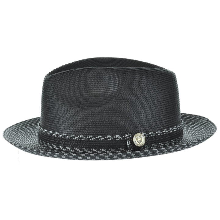 Lightweight Two-Tone Straw Fedora