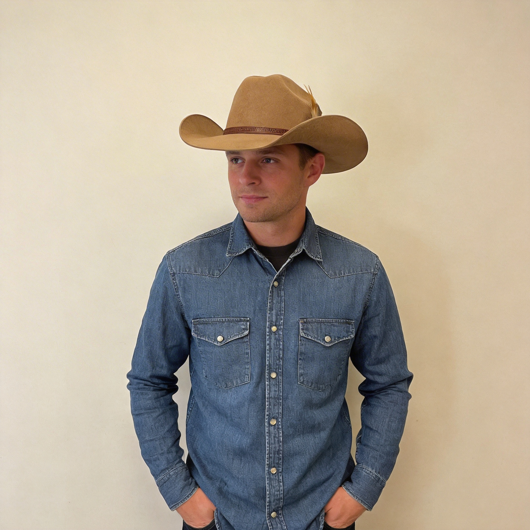 Modern Ochre Hat – Narrow Band Accent
