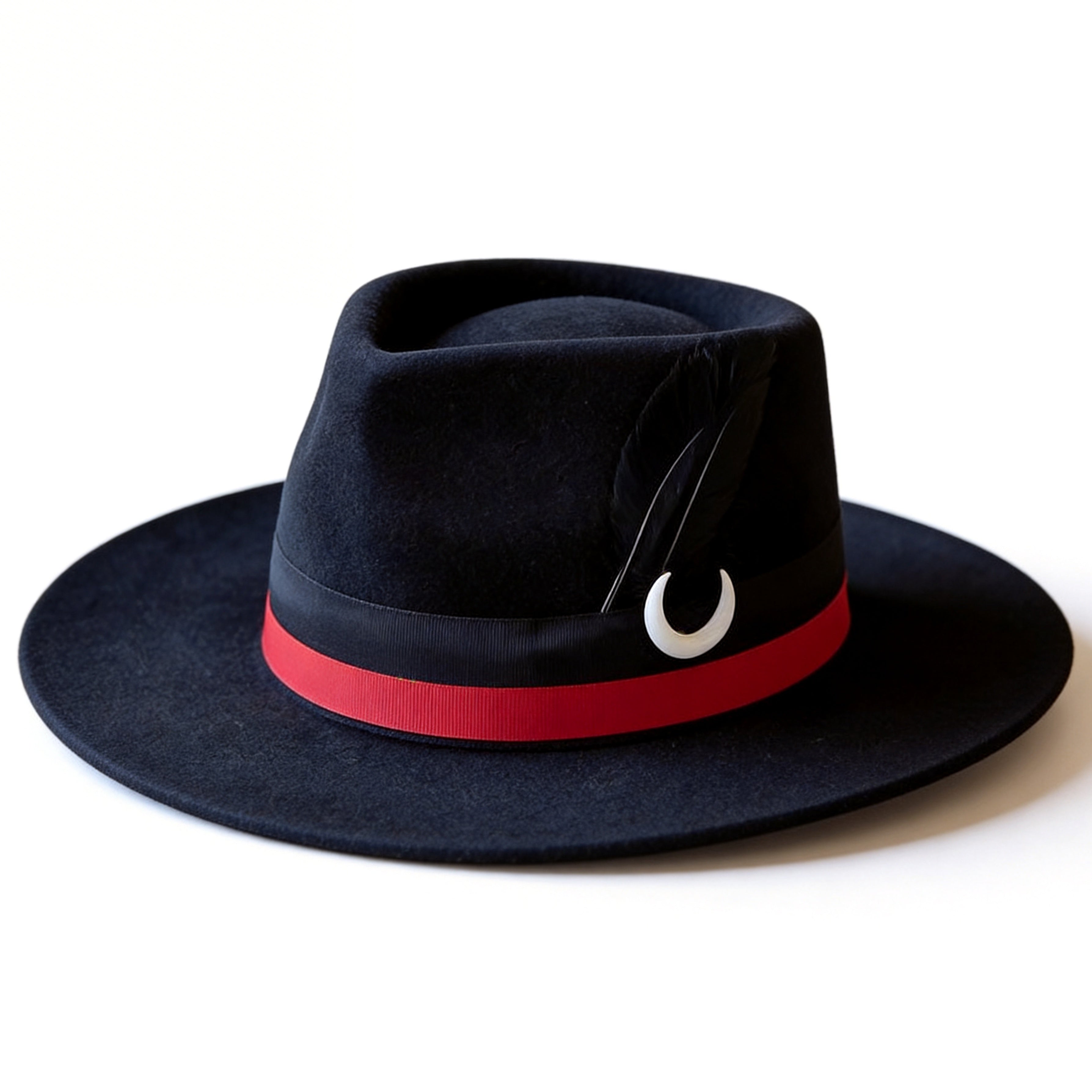 Modern Fedora – Ivory Crescent Detail