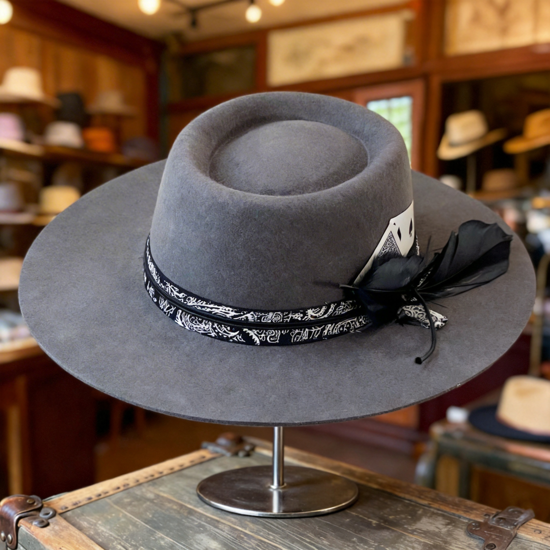 Stonecutter Distressed Gambler Hat