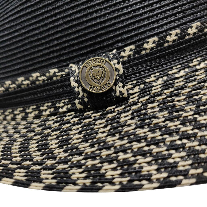 Lightweight Two-Tone Straw Fedora