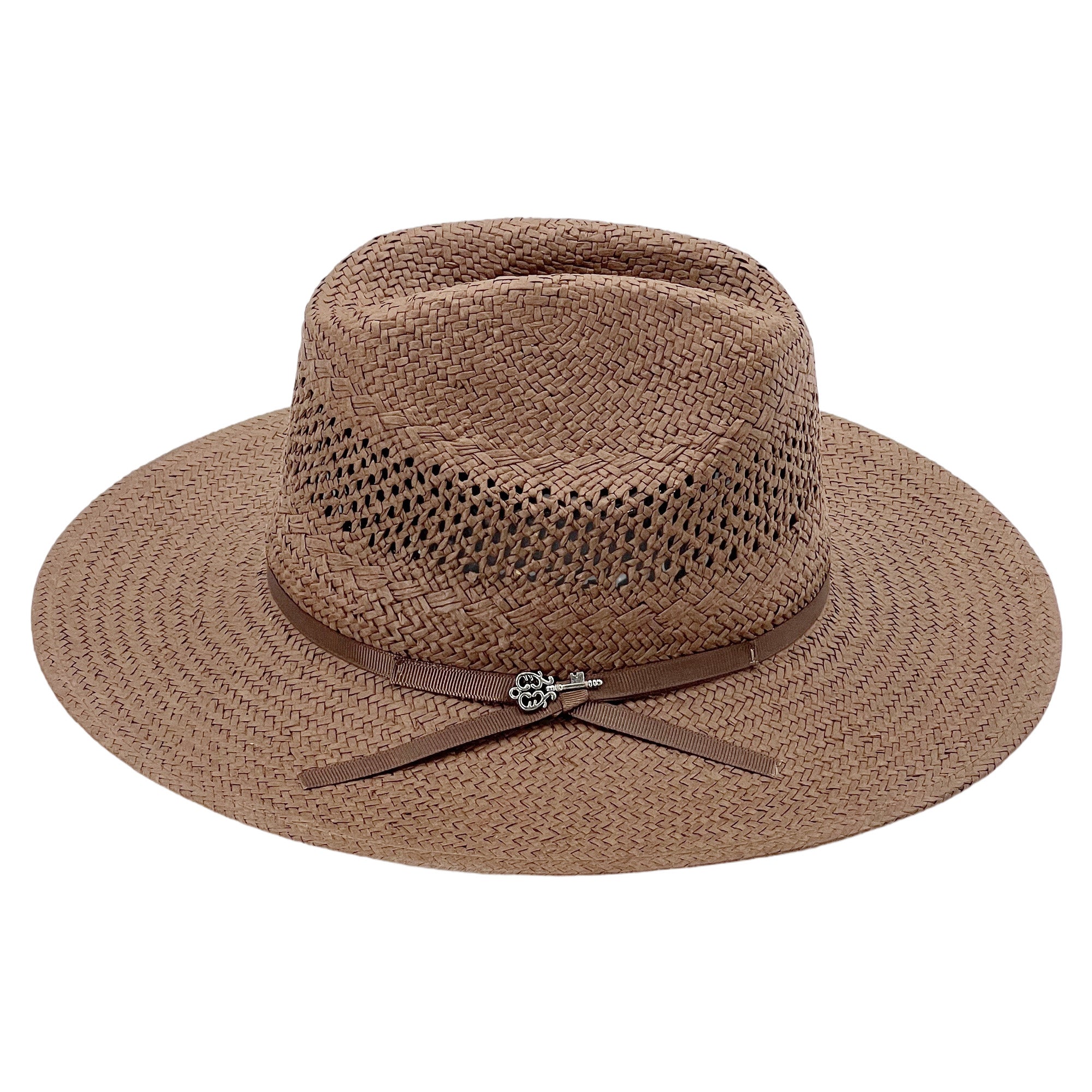 Straw Hat – Brown, Minimalist Band